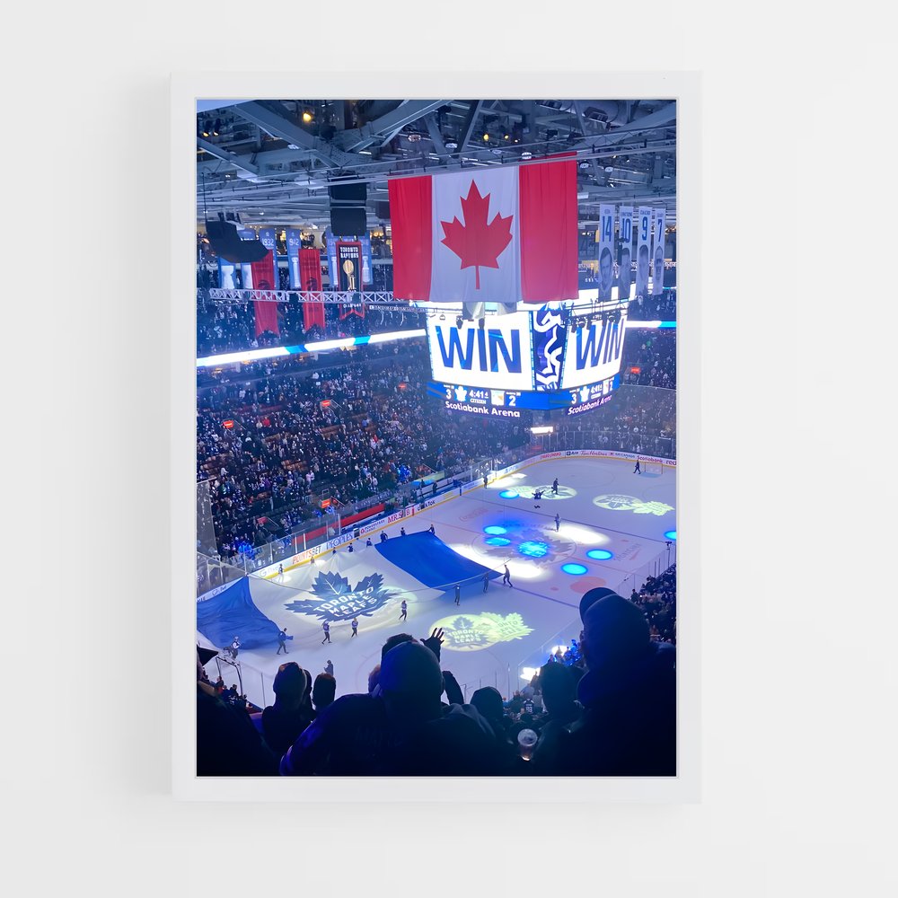 Poster Glace Olympique – affiche Hockey sur glace (vue 3)